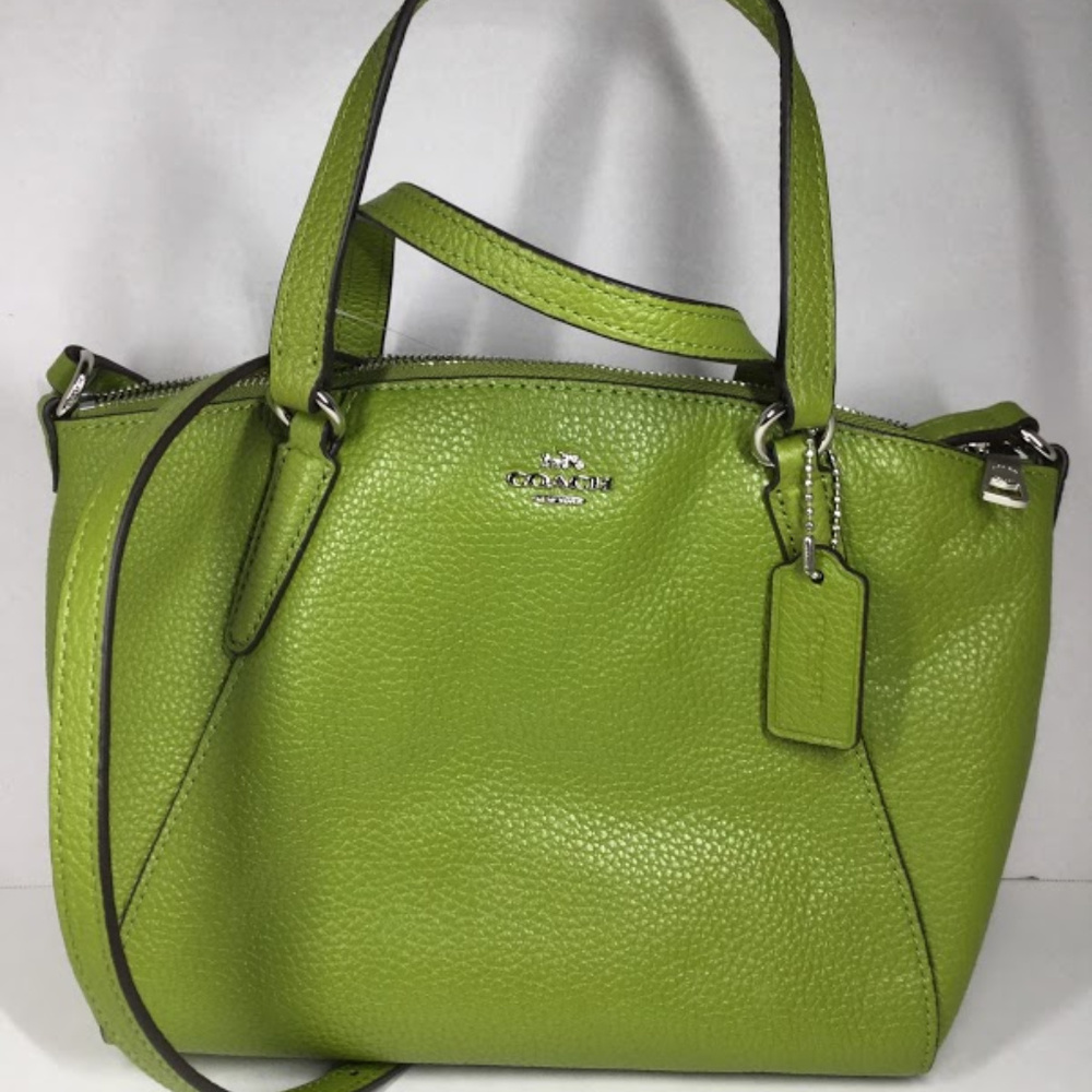 Coach Miniature Pebbled Leather Kelsey Satchel